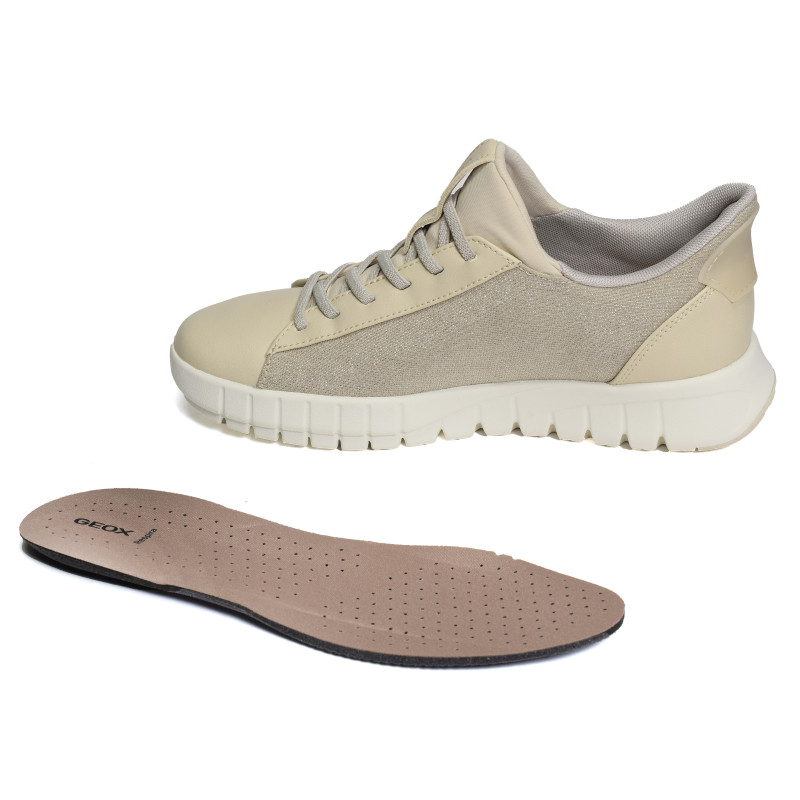 D FLEXTRIDE PLUS B Beige Platine, Slip-On Geox
