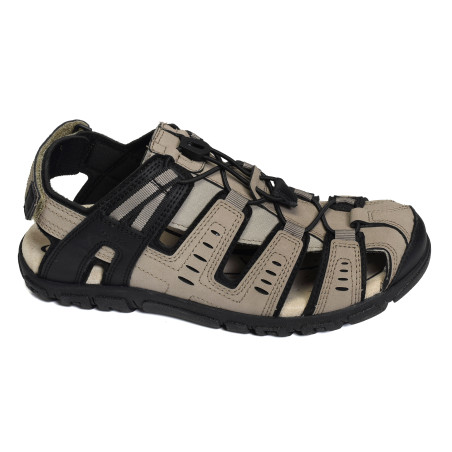 U SANDAL STRADA C Taupe, Sandales plates & Nu-Pieds Geox
