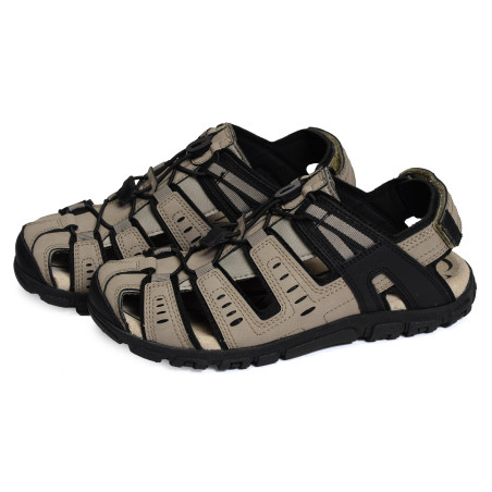 U SANDAL STRADA C Taupe, Sandales plates & Nu-Pieds Geox