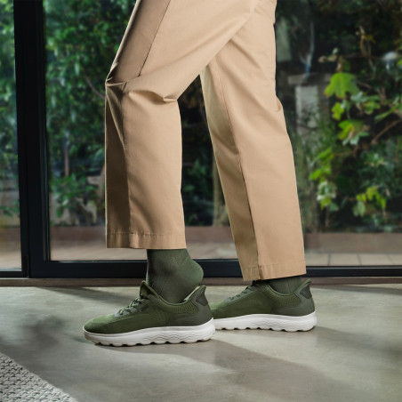 U SPHERICA PLUS A Vert Foncé, Slip-On Geox