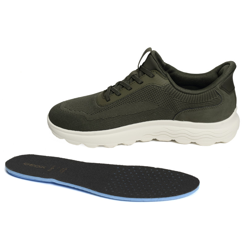 U SPHERICA PLUS A Vert Foncé, Slip-On Geox