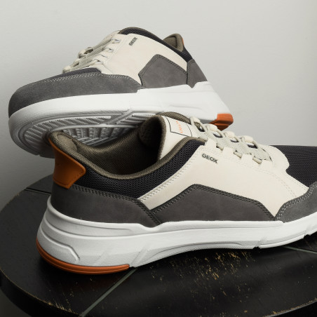 U VITTOUR PLUS A Blanc Gris, Slip-On Geox