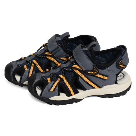 J BOREALIS BB Marine Jaune, Sandales plates & Nu-Pieds Geox