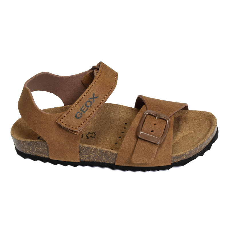 J GHITA BB Caramel, Sandales plates & Nu-Pieds Geox