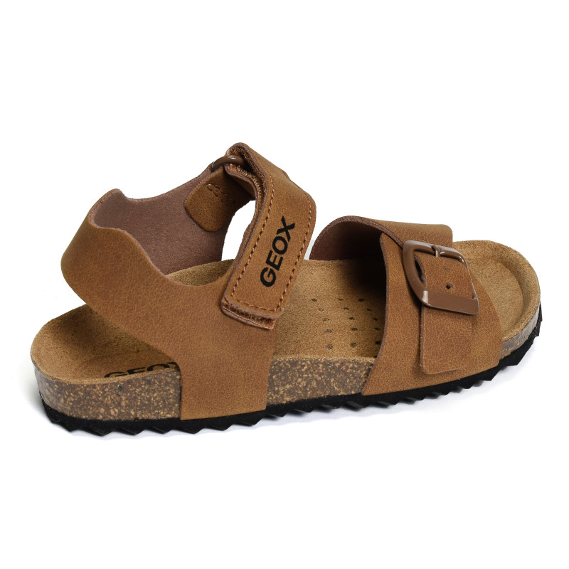J GHITA BB Caramel, Sandales plates & Nu-Pieds Geox