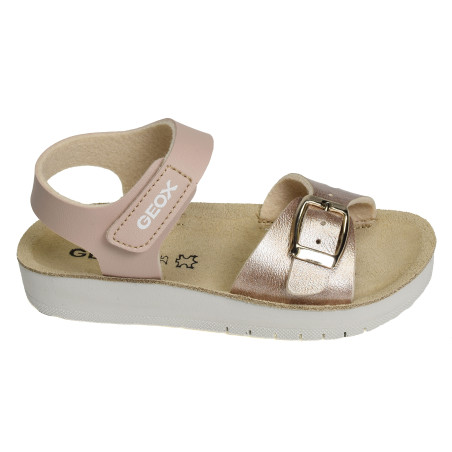 J S COSTAREI GB Rose Or, Sandales plates & Nu-Pieds Geox