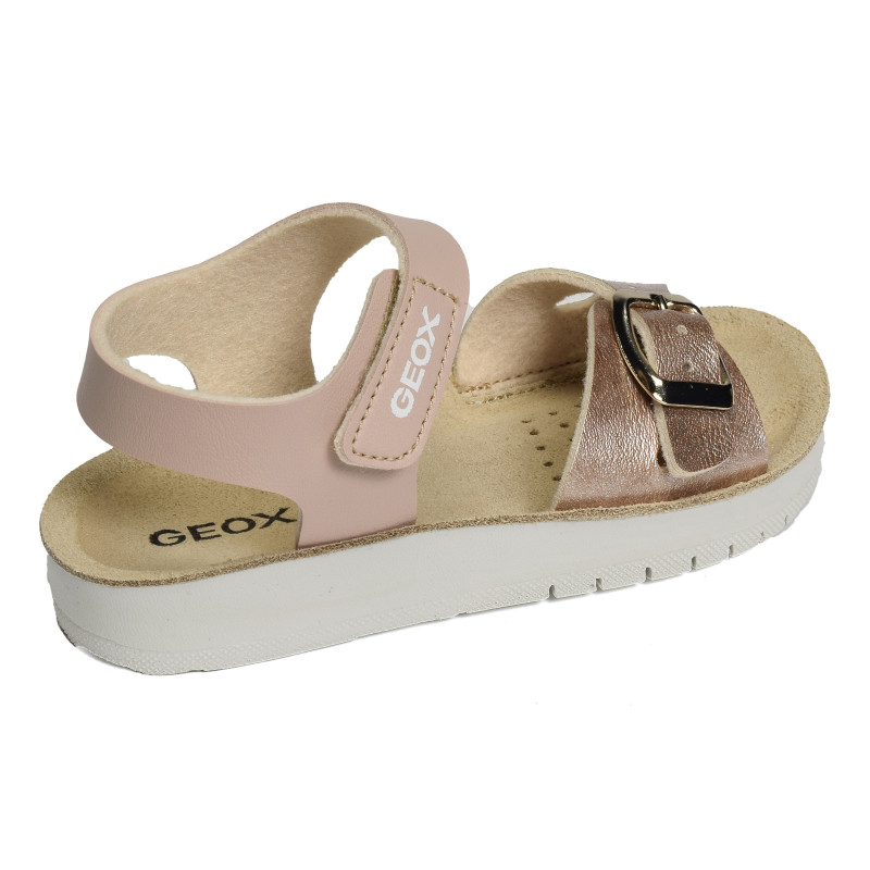 J S COSTAREI GB Rose Or, Sandales plates & Nu-Pieds Geox