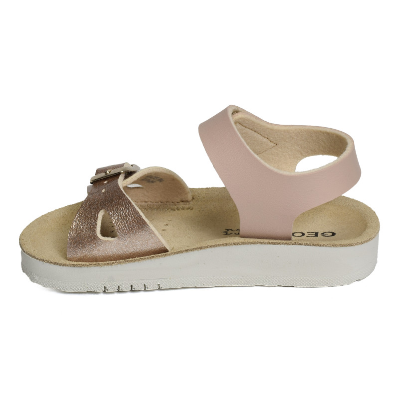 J S COSTAREI GB Rose Or, Sandales plates & Nu-Pieds Geox