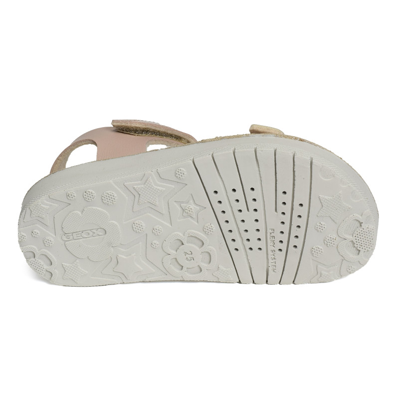 J S COSTAREI GB Rose Or, Sandales plates & Nu-Pieds Geox