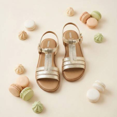 J S KARLY GIRL Platine, Sandales plates & Nu-Pieds Geox