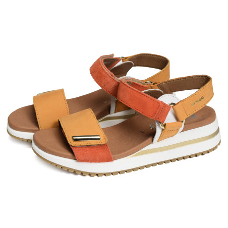 JEANIE Orange, Sandales compensées Mephisto