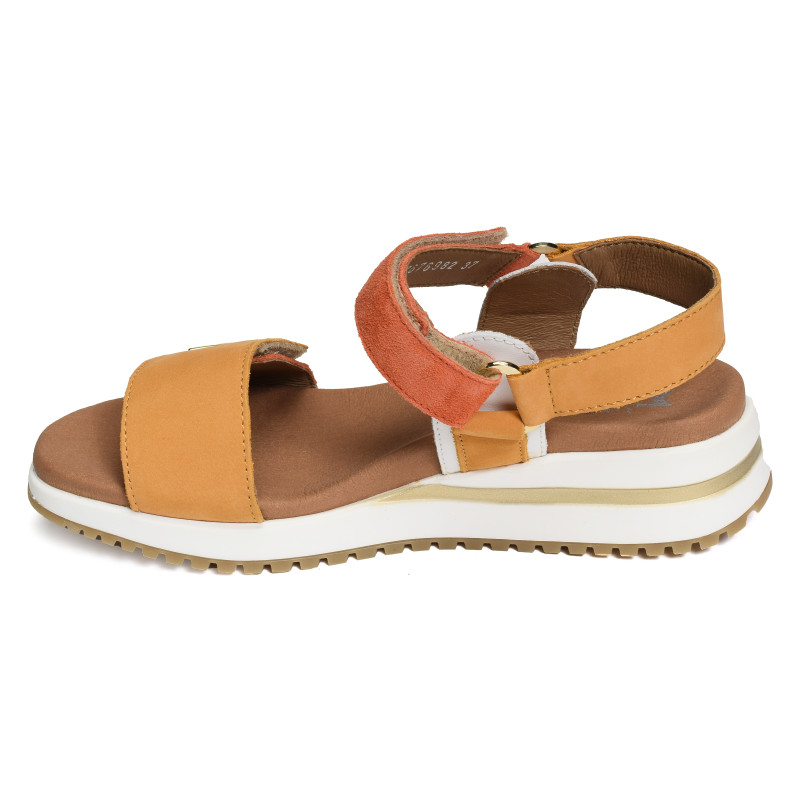 JEANIE Orange, Sandales compensées Mephisto