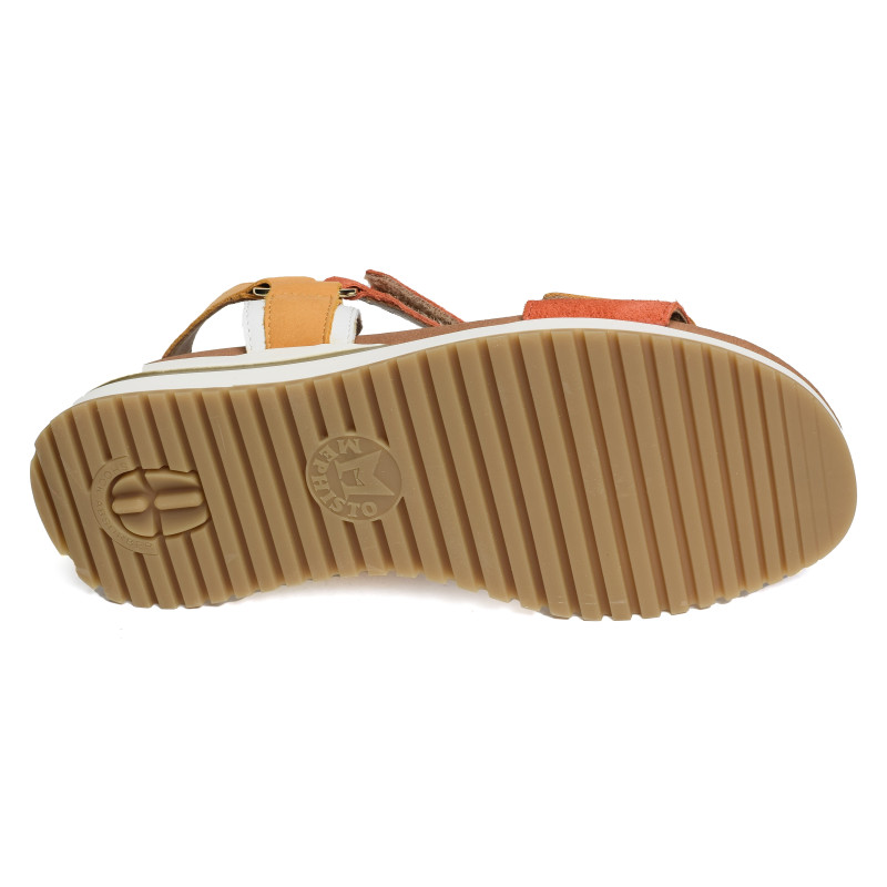 JEANIE Orange, Sandales compensées Mephisto