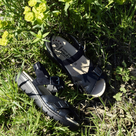 LEONNA Marine, Sandales plates Mephisto