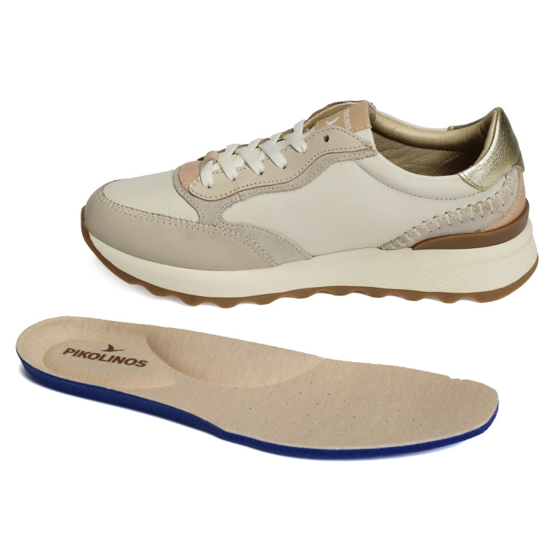 ARRECIFE 6625 Blanc Beige, Baskets running Pikolinos