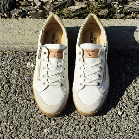 LANZAROTE 6737 Blanc, Sneakers basses Pikolinos