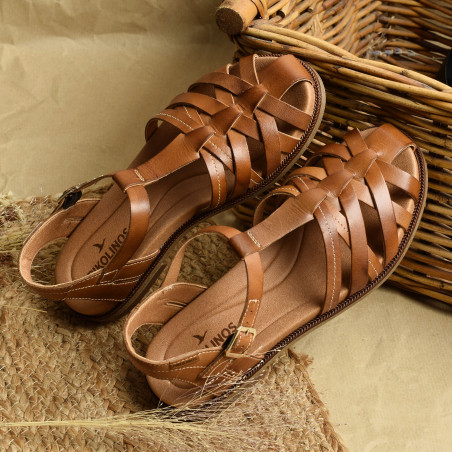 NAVIA 0637 Camel, Slingback Pikolinos