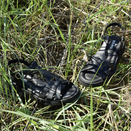 ROQUETAS 0789 Noir, Sandales compensées Pikolinos