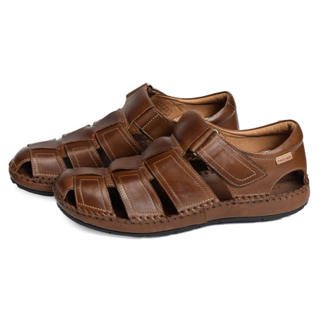TARIFA 5433 Camel, Sandales plates Pikolinos