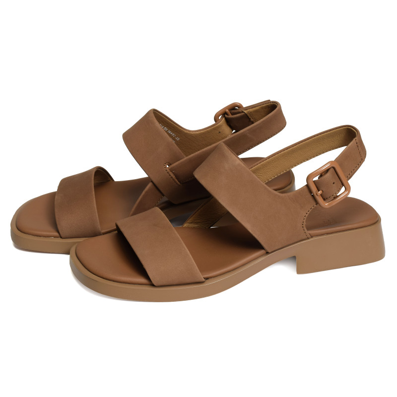 DANA K201486 Camel, Sandales plates Camper