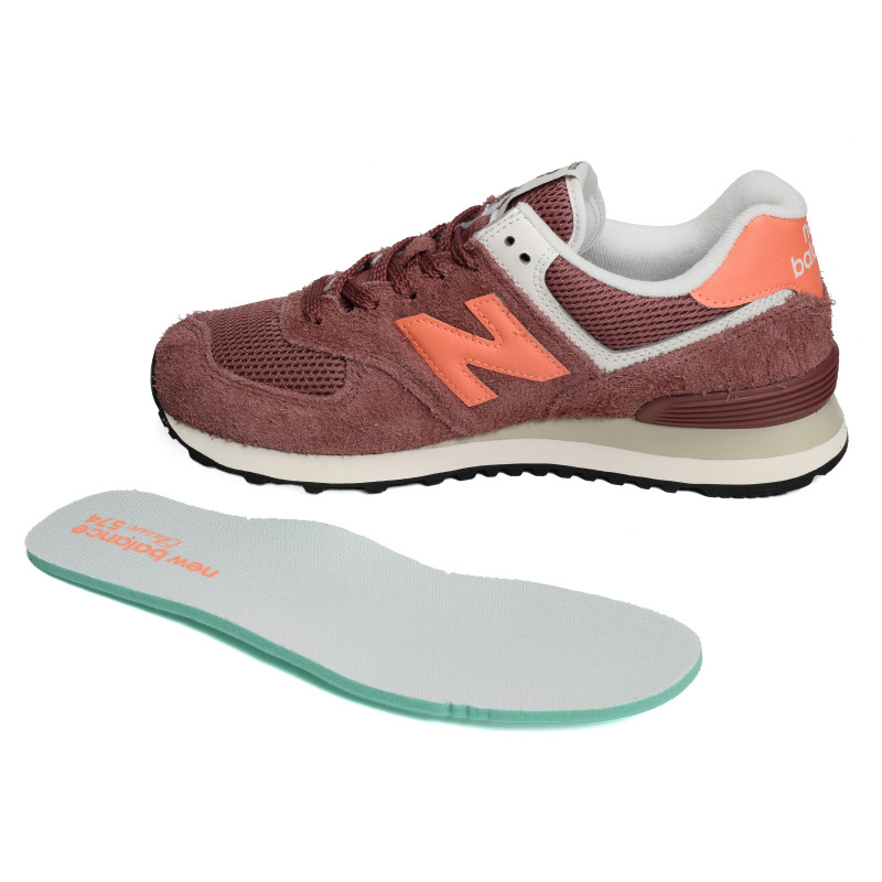 U574 Rouge Orange, Sneakers basses New Balance
