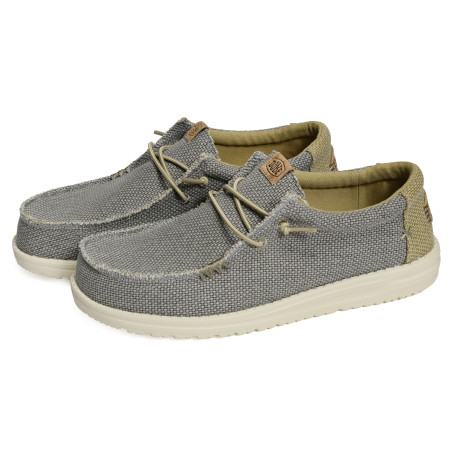 WALLY BRAIDED Gris, Slip-On HeyDude