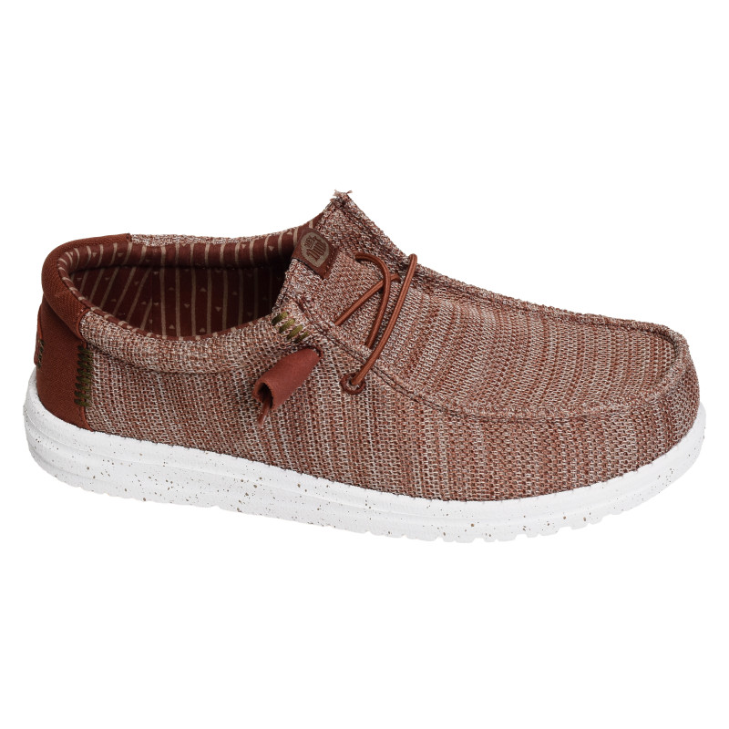 WALLY STRETCH SOX Rouge, Slip-On HeyDude