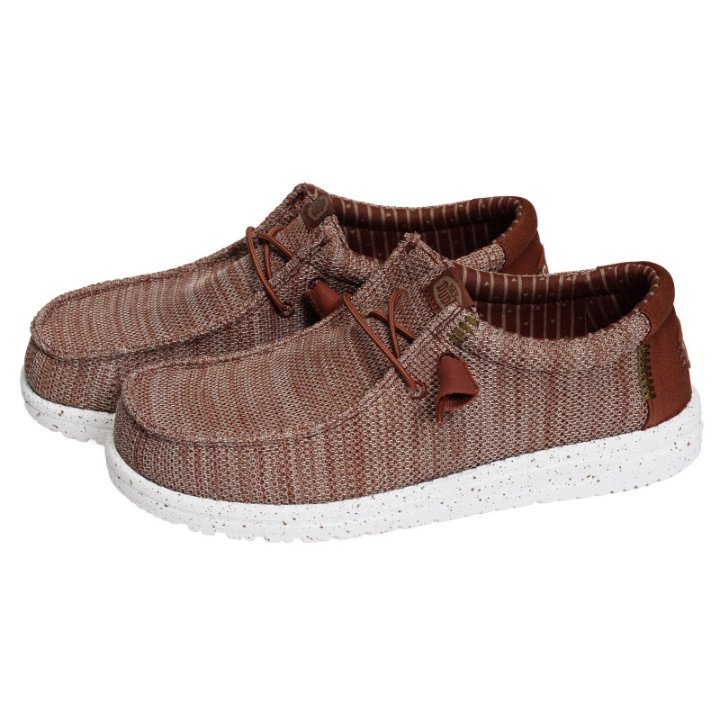 WALLY STRETCH SOX Rouge, Slip-On HeyDude