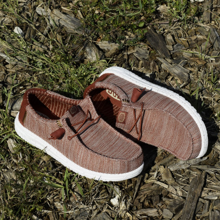 WALLY STRETCH SOX Rouge, Slip-On HeyDude