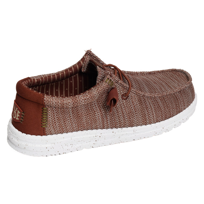 WALLY STRETCH SOX Rouge, Slip-On HeyDude