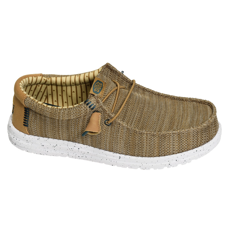 WALLY STRETCH SOX Camel, Slip-On HeyDude