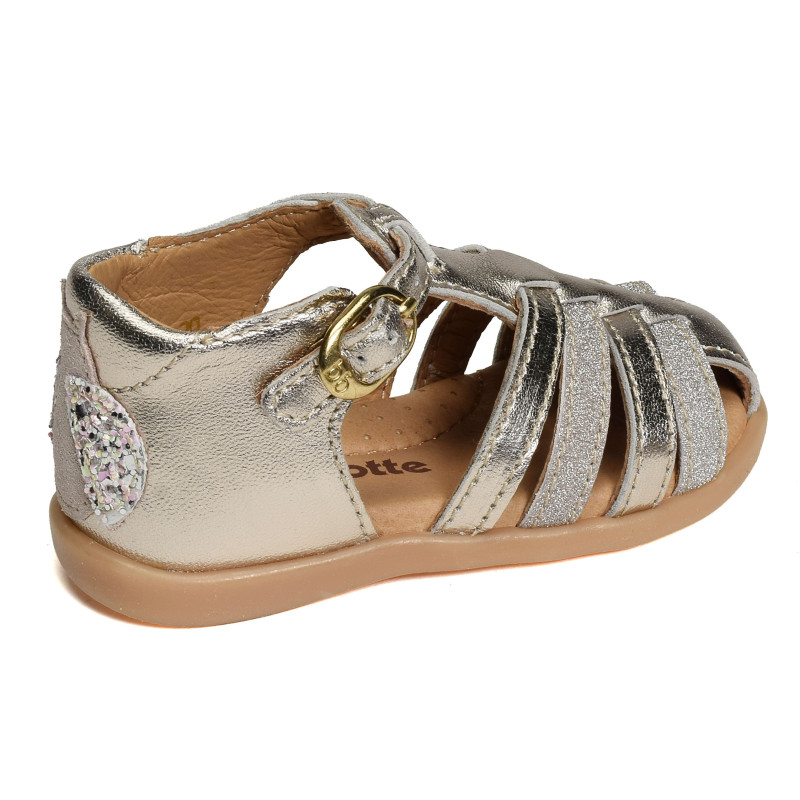 GABRIELLE Platine, Sandales plates & Nu-Pieds Babybotte
