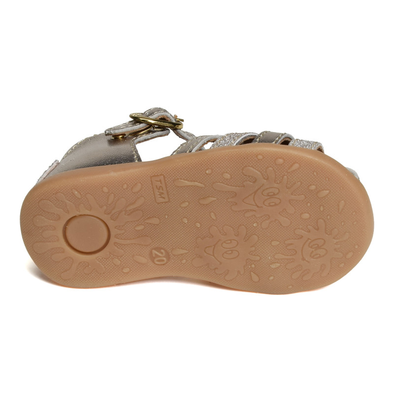 GABRIELLE Platine, Sandales plates & Nu-Pieds Babybotte