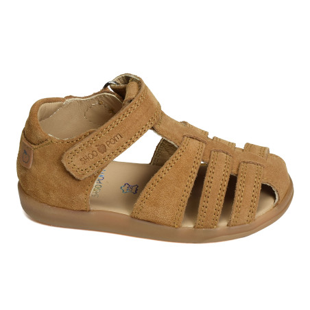 PIKA TONTON Camel, Sandales plates & Nu-Pieds Shoopom