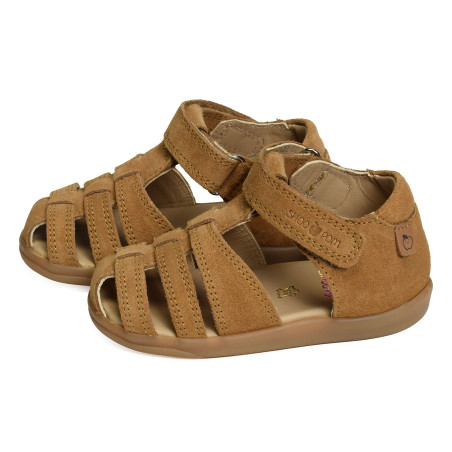 PIKA TONTON Camel, Sandales plates & Nu-Pieds Shoopom