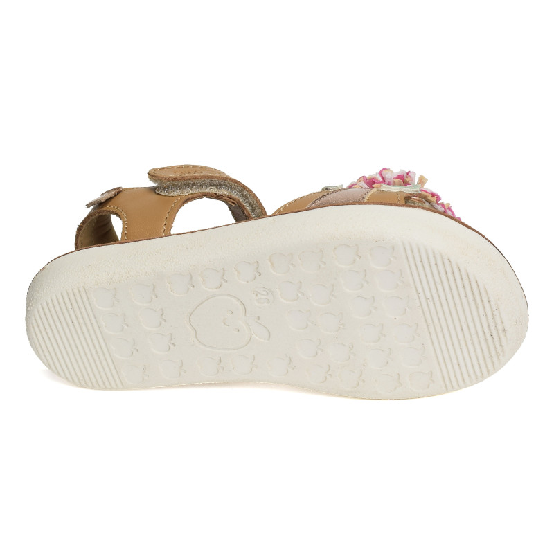 GOA RIFIFI Camel Multicolore, Sandales plates & Nu-Pieds Shoopom