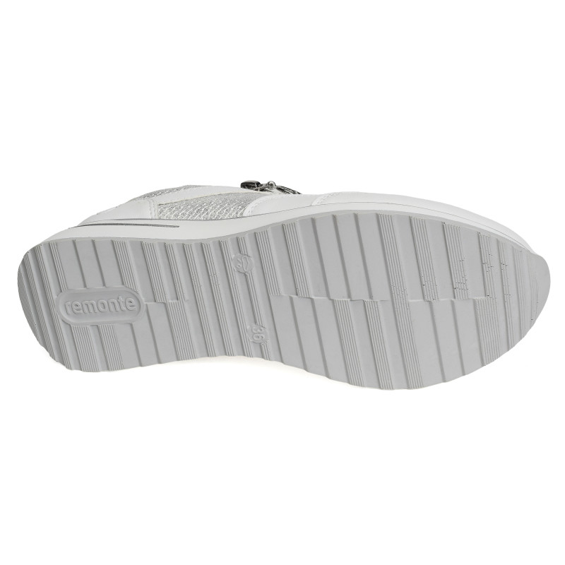 D1G08 Blanc Argent, Baskets running Remonte
