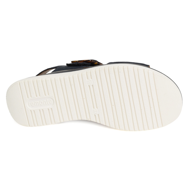 D1J62 Marine, Sandales plates Remonte