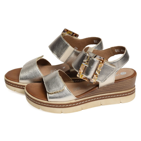 D2L53 Bronze, Sandales compensées Remonte