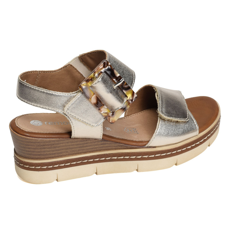 D2L53 Bronze, Sandales compensées Remonte