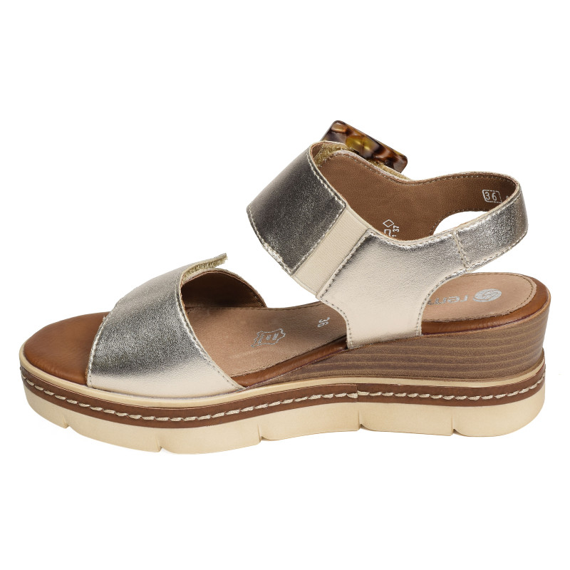 D2L53 Bronze, Sandales compensées Remonte