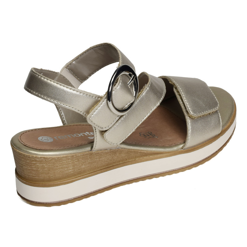 D6466 Platine, Sandales compensées Remonte