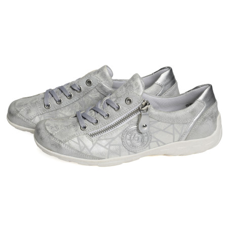 R3408 Argent, Sneakers basses Remonte