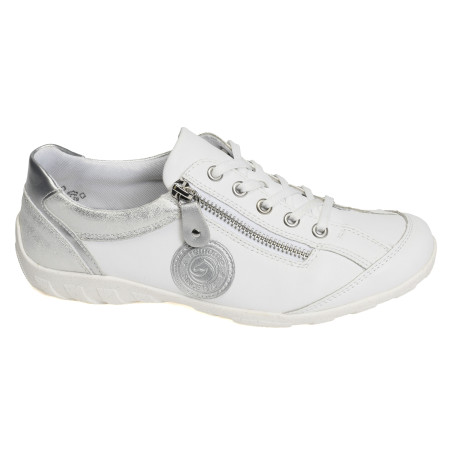 R3408 Blanc Argent, Sneakers basses Remonte
