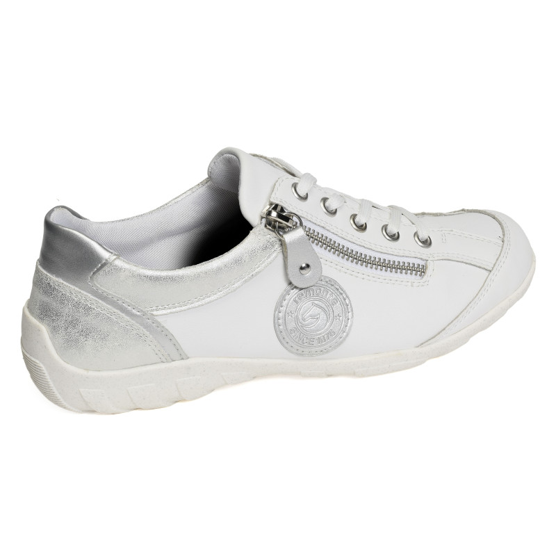 R3408 Blanc Argent, Sneakers basses Remonte