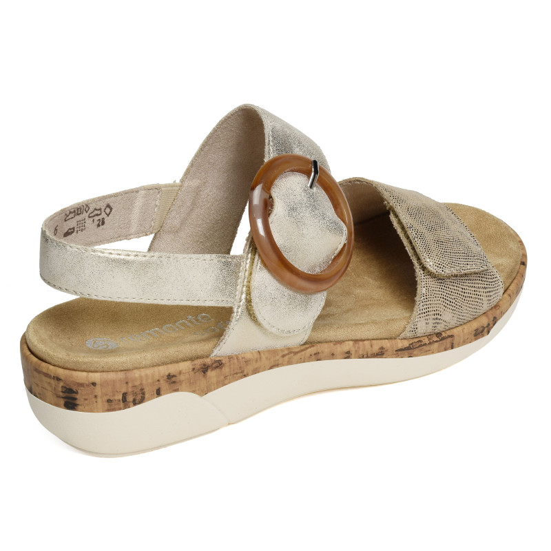 R6853 Platine, Sandales compensées Remonte