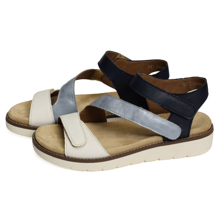 D2050 Marine Beige, Sandales plates Remonte