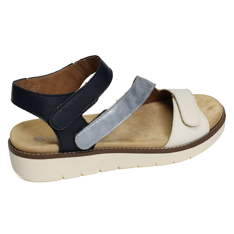 D2050 Marine Beige, Sandales plates Remonte