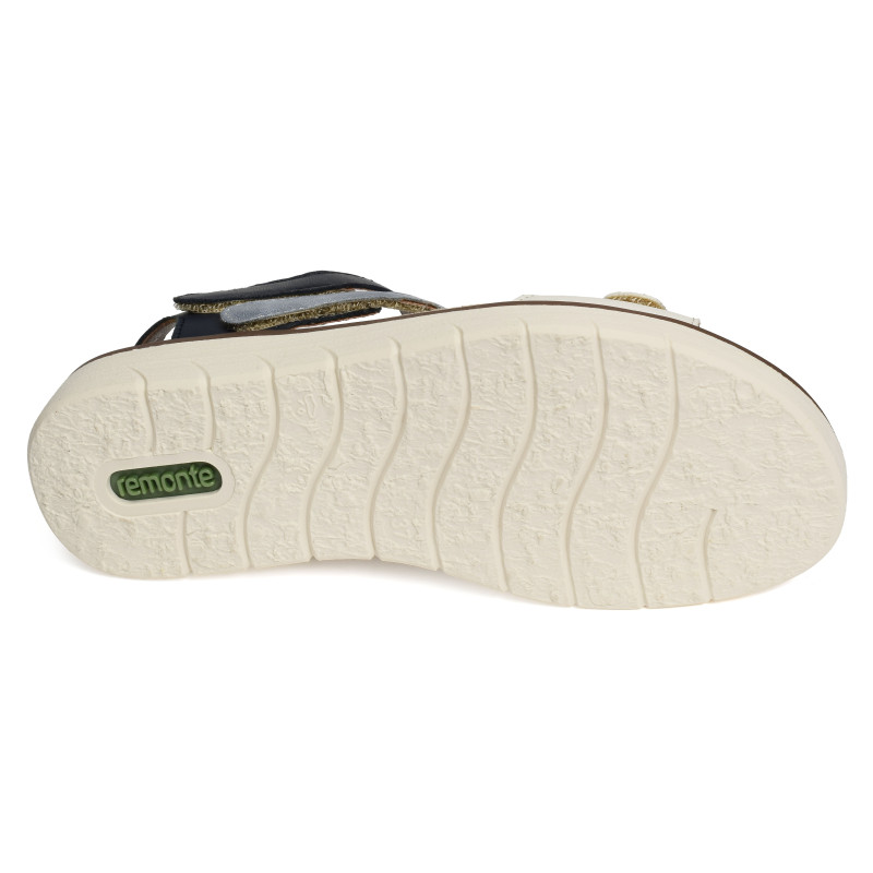 D2050 Marine Beige, Sandales plates Remonte
