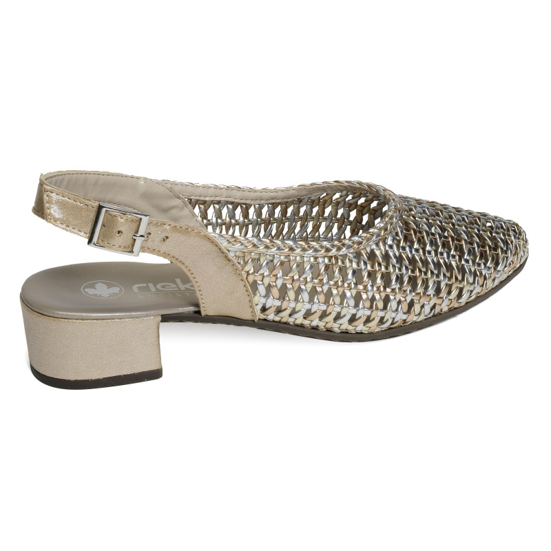47078 Argent Or, Slingback Rieker